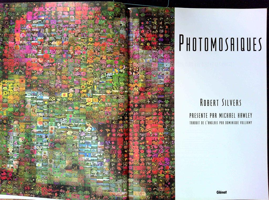 Livre – Robert Silvers – Art – Photomosaïques Glénat
