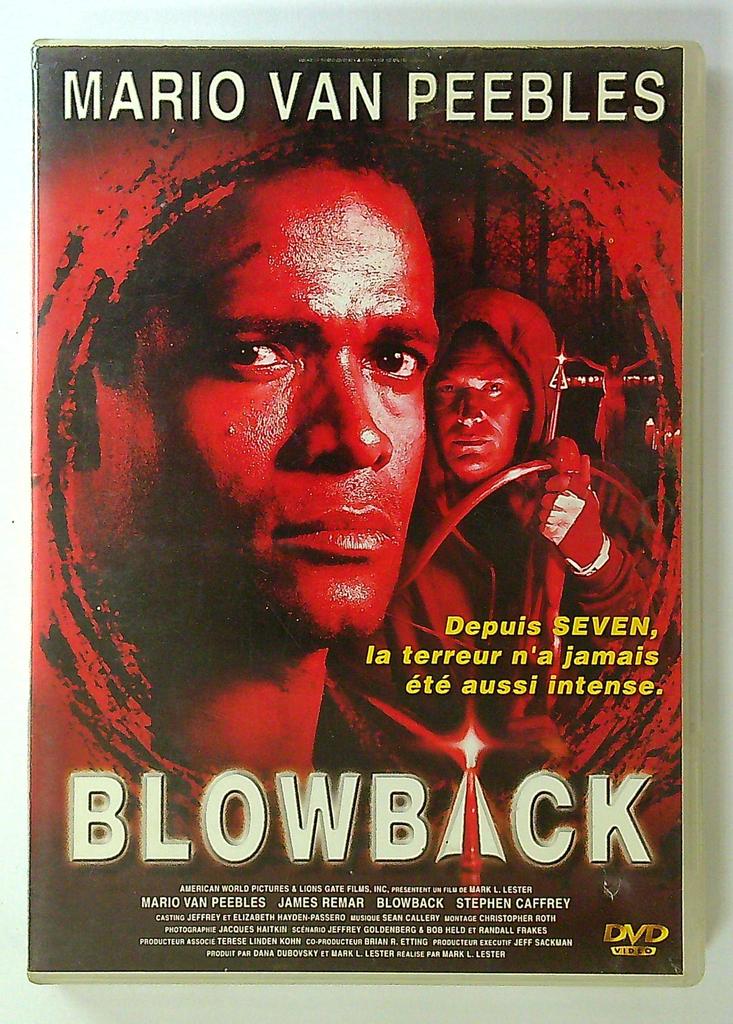 Dvd Blowback Mario Van Peebles Thriller Action Vf