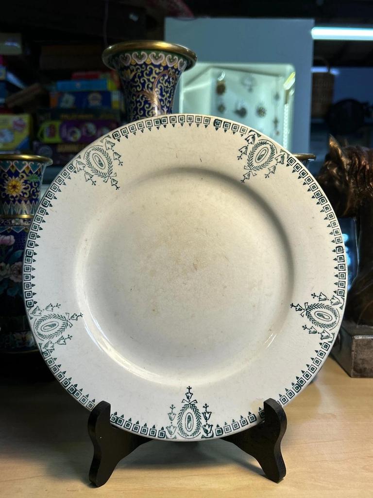 Ensemble de 7 Assiettes Ceranord Céramique du nord St Amand Made in France