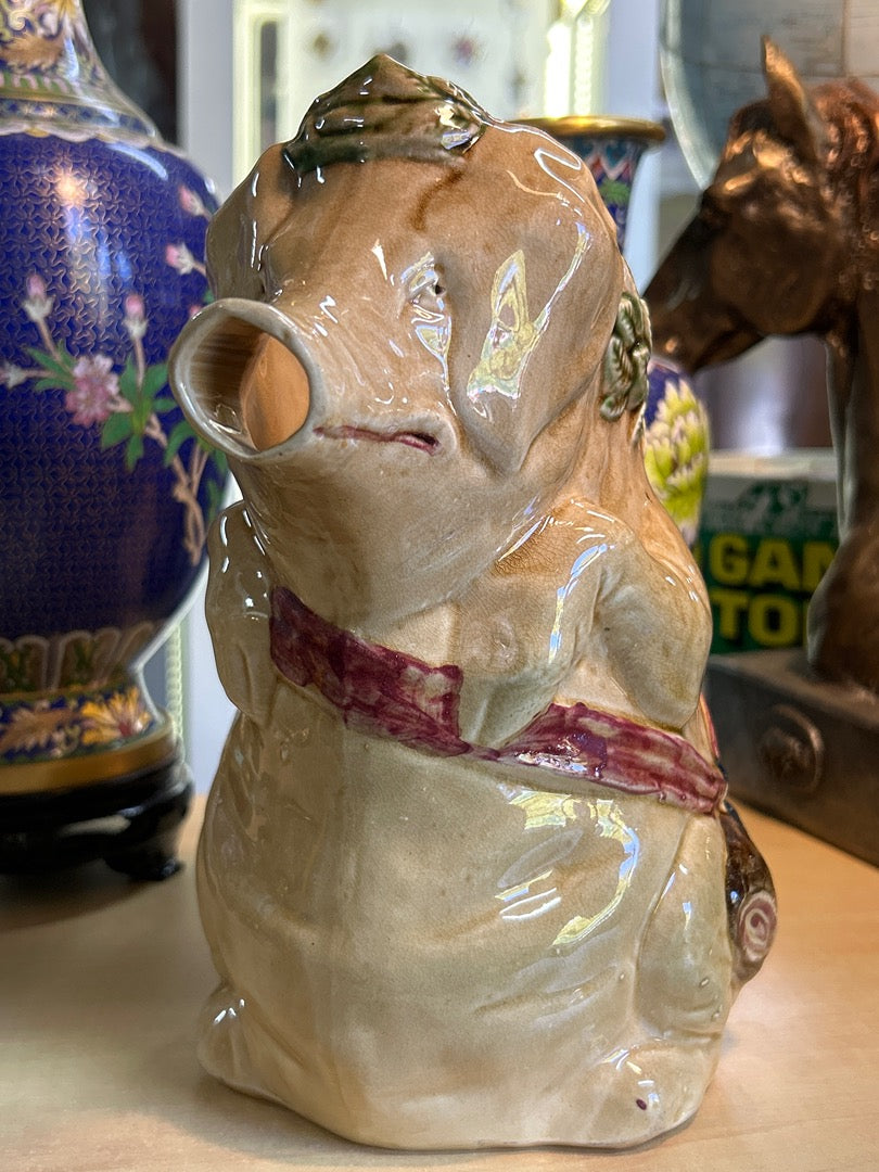 Pichet Barbotine Cochon