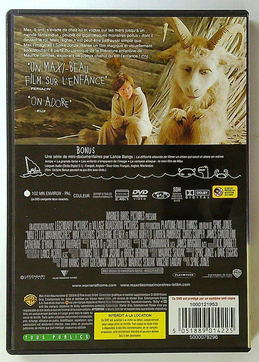 Dvd Max et les Maximonstres