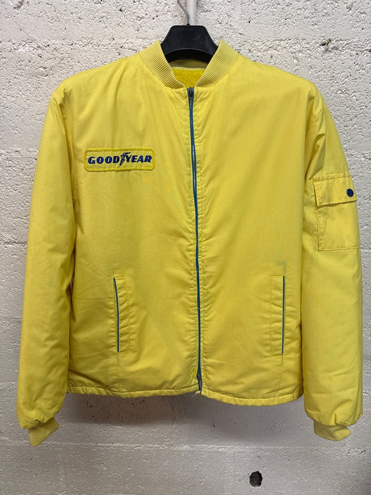 Blouson Goodyear – Veste vintage jaune Dodge