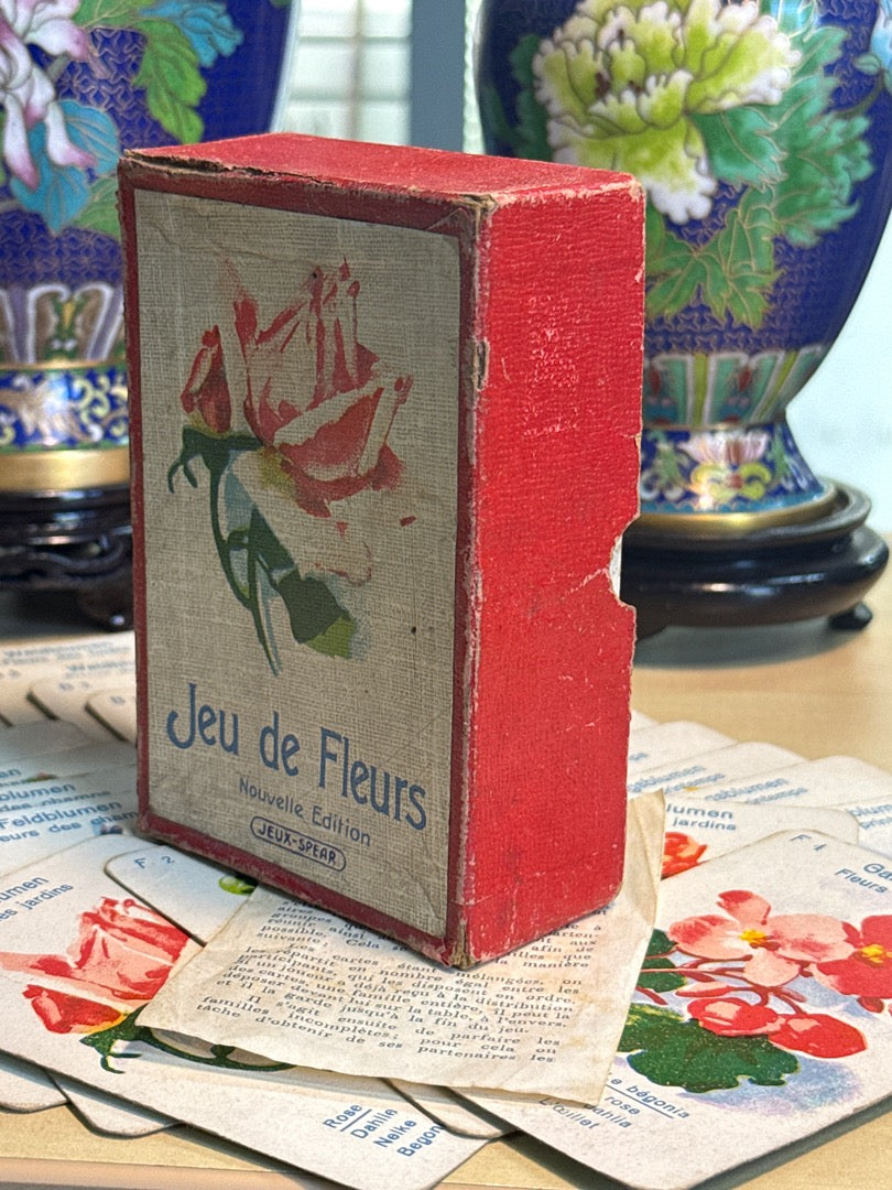 Jeu de cartes – Jeux-spear – Collection – Jeu de Fleurs rouge 7 familles