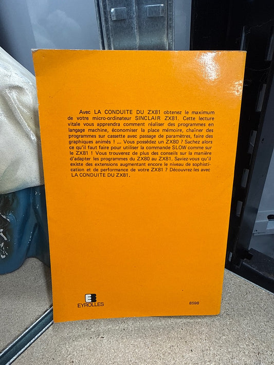 Livre – Eyrolles – Informatique – La conduite du Zx 81