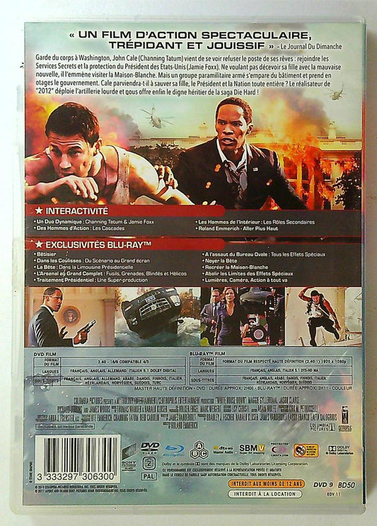 White House Down Blu-ray + Dvd Channing Tatum Jamie Foxx
