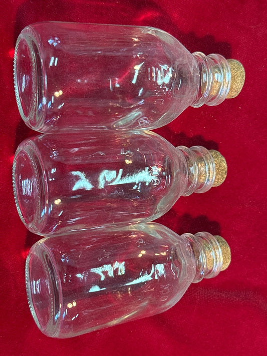 Porte-bouteilles – Vintage – 3 flacons en verre