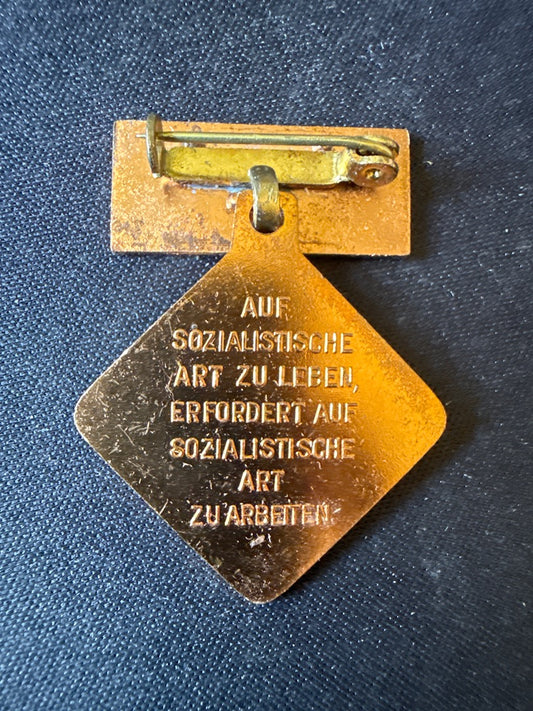 Médaille – Rda – Memorabilia – Travail Socialiste Ddr