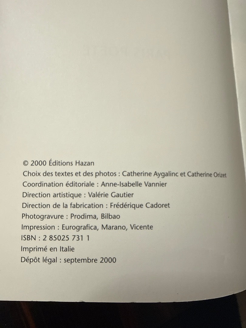 Livre Paris Poète – Catherine Aygalinc – Non-fiction – Beau livre photos