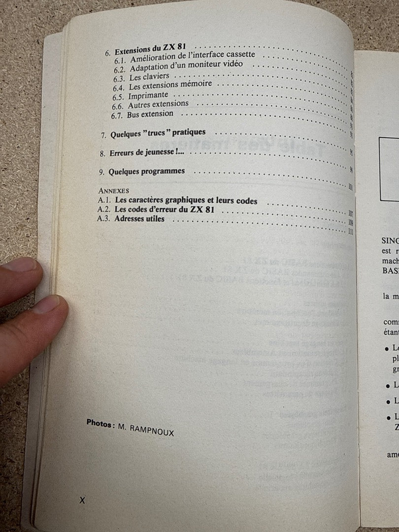 Livre – Eyrolles – Informatique – La conduite du Zx 81