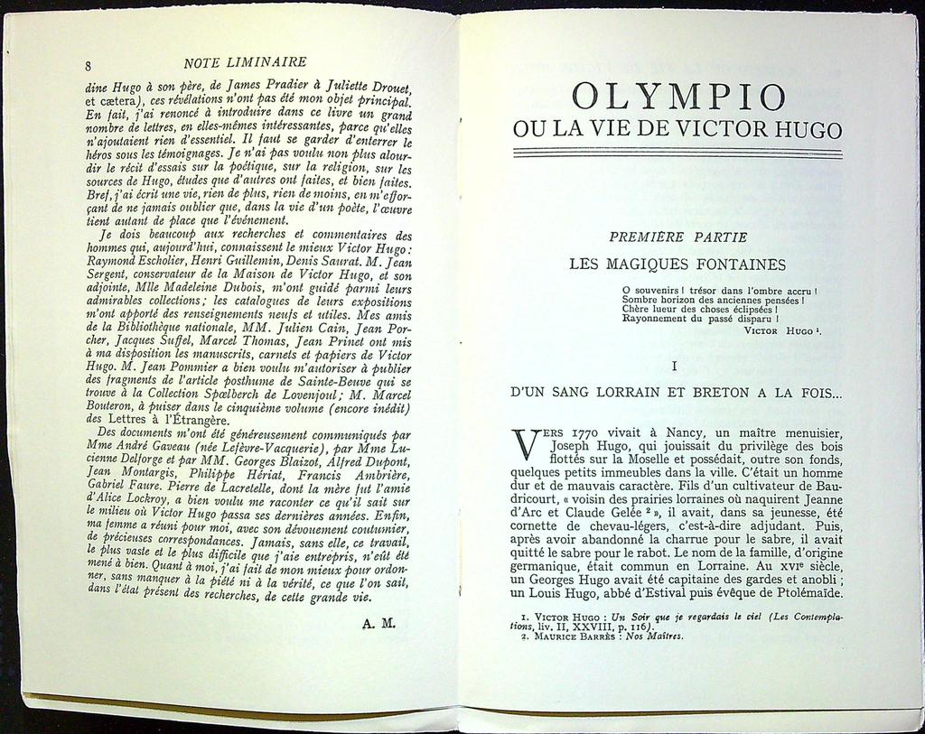 Livre – Hachette – Non-fiction – Olympio André Maurois