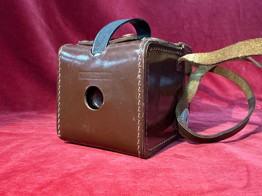 Appareil photo Brownie Flash Kodak vintage avec étui