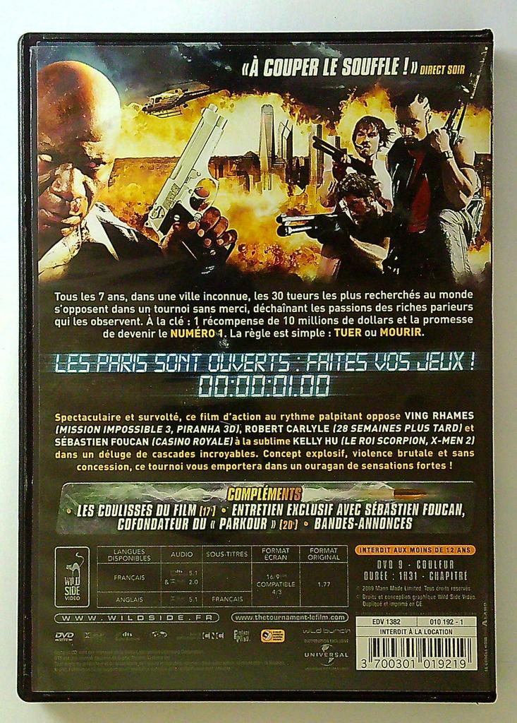 Dvd The Tournament Ving Rhames Robert Carlyle