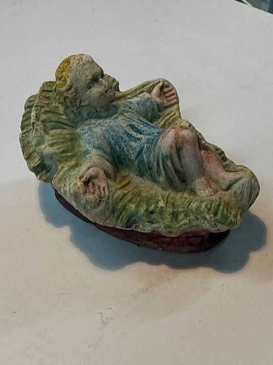 Santon Enfant Jésus – Décoration de Noël – Crèche vintage