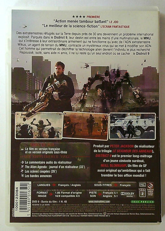 Dvd District 9 Édition Prestige Metropolitan Film