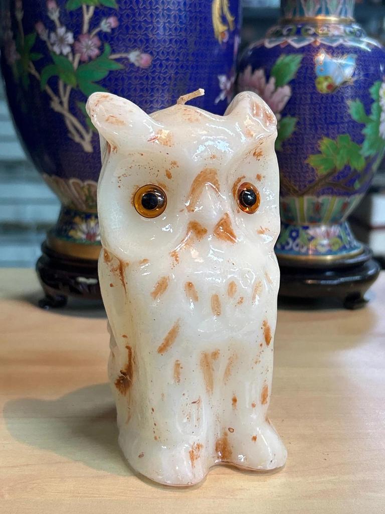 Bougie en cire Statuette Chouette / Hibou