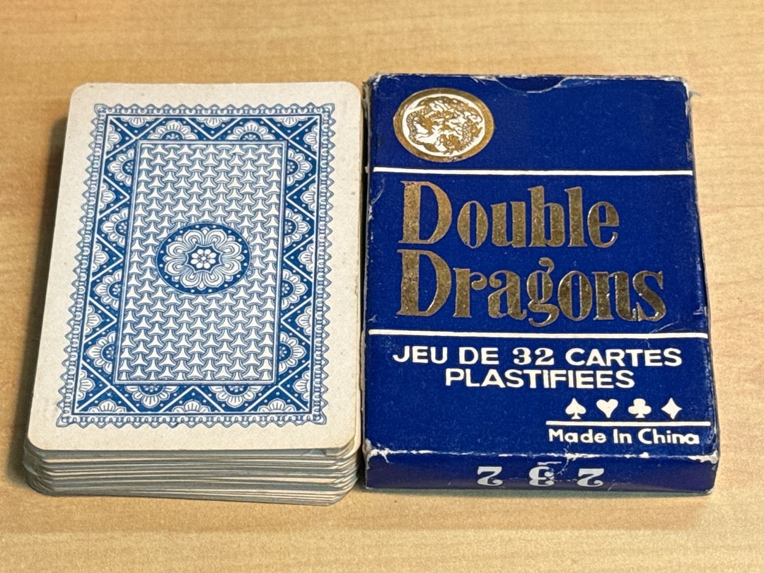 Jeu De Cartes - Double Dragons - Jeu De Société - Cartes Plastifiées