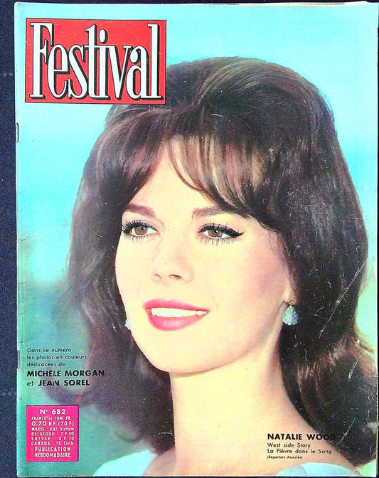 Magazine Festival N° 682 – Cinéma – Natalie Wood 1962