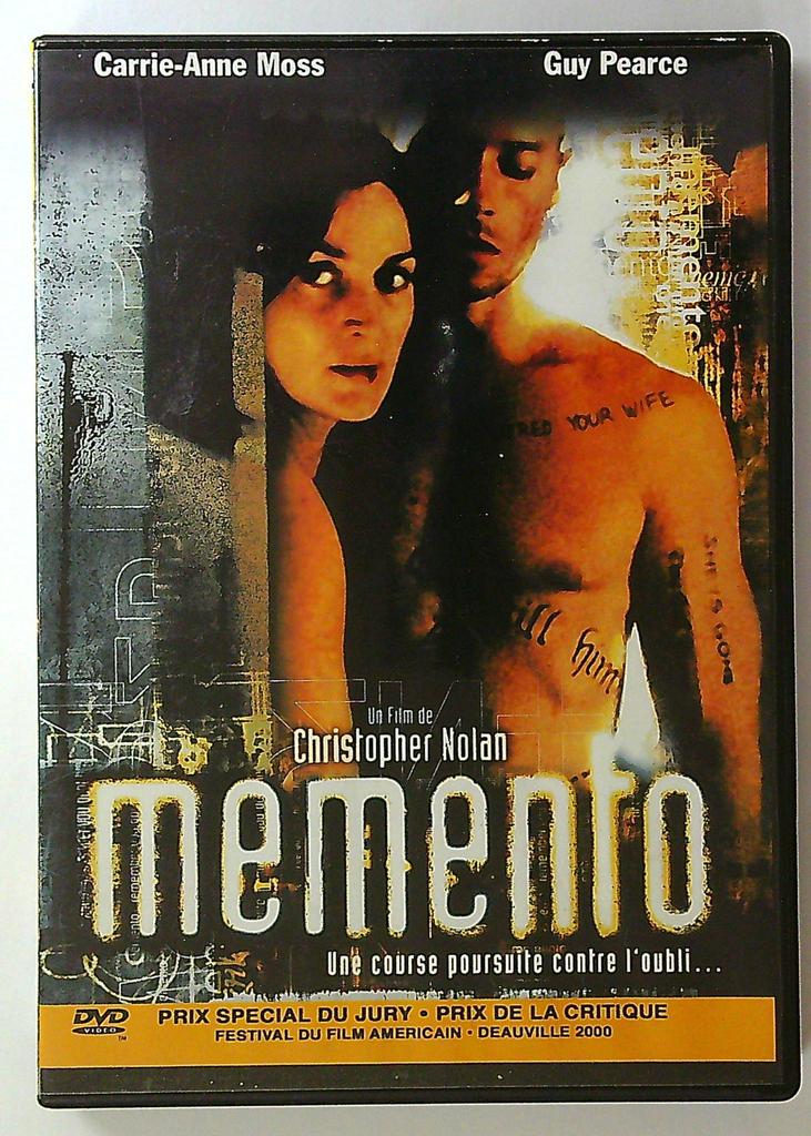 Dvd Memento christopher Nolan pathé thriller