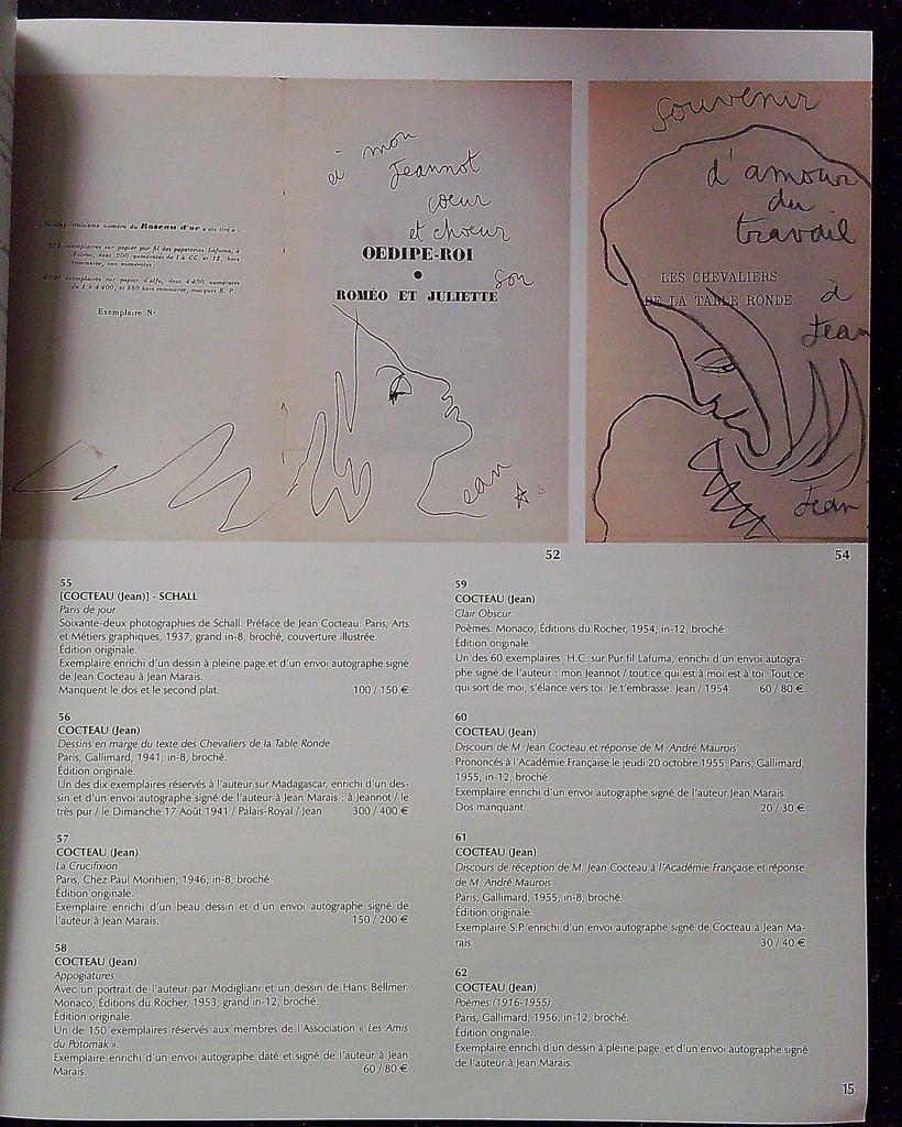 Catalogue – Fraysse & Associés – Livre – Jean Marais