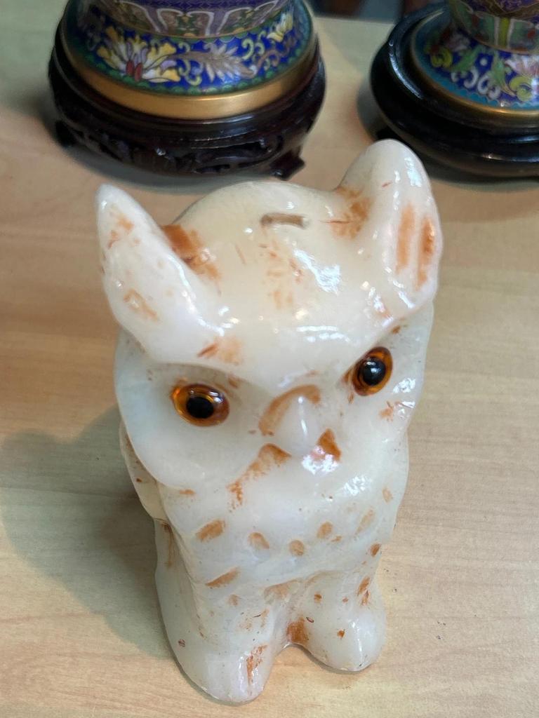 Bougie en cire Statuette Chouette / Hibou