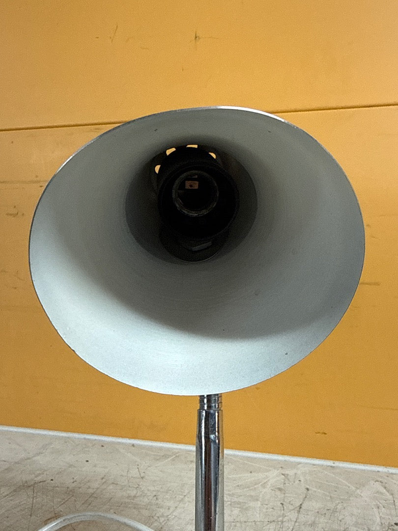 Lampe de bureau – Métal argenté vintage