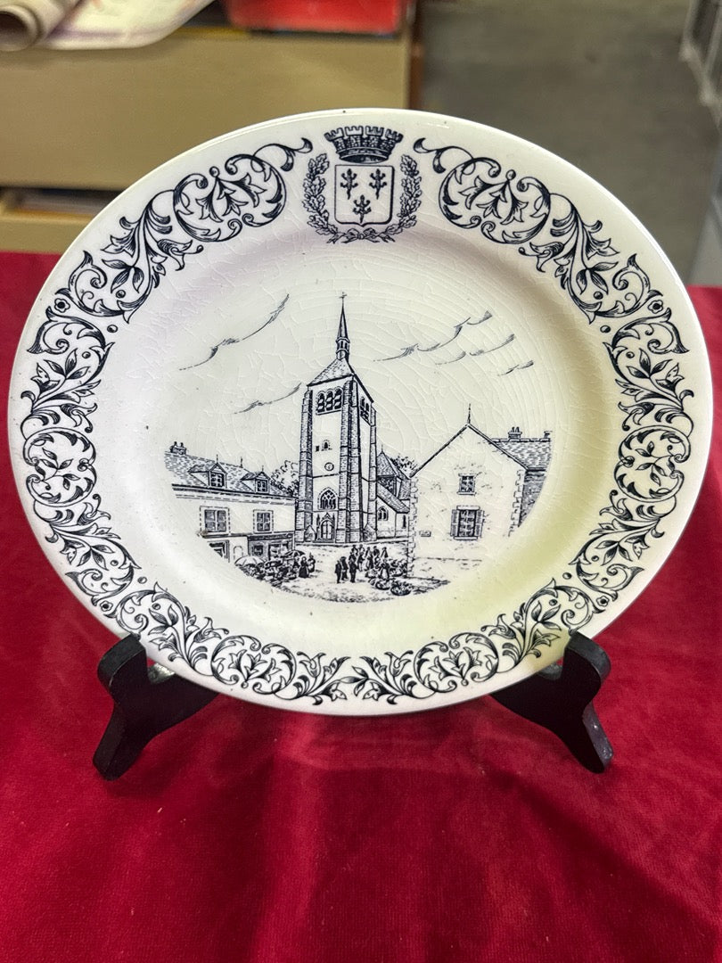 Assiette – Gien – Assiettes – Centenaire Maurice Genevoix