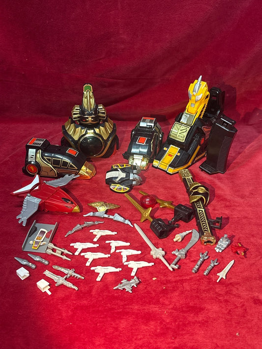 Lot power rangers vintage 1993 Pièces Thunderzord Assault Team Bandai