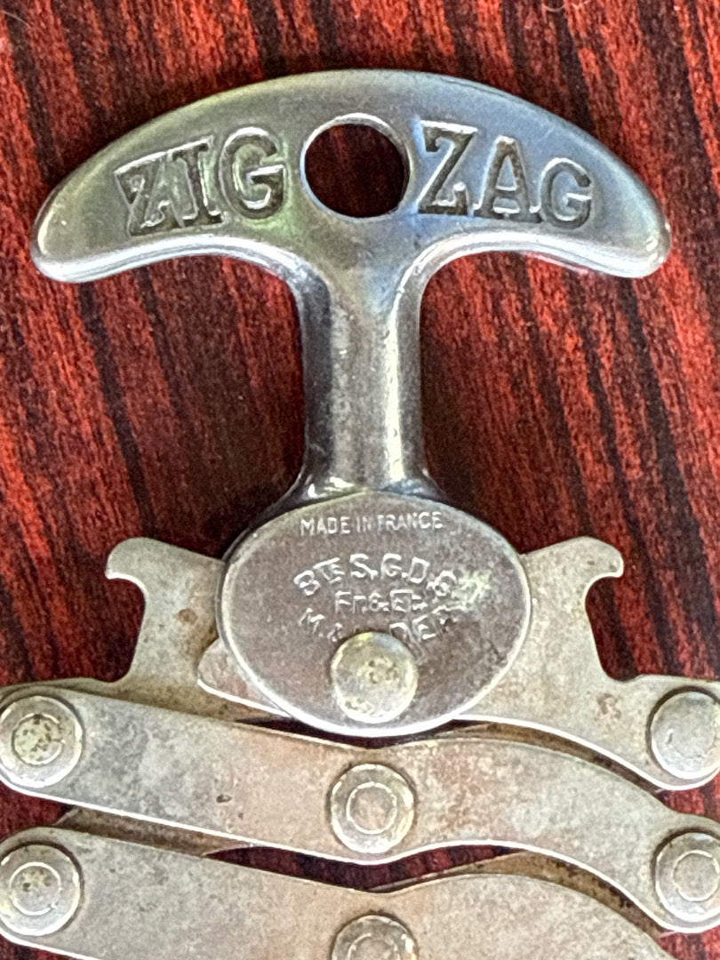 Tire-bouchon – Zig Zag – Bar Tools – Vintage extensible métal
