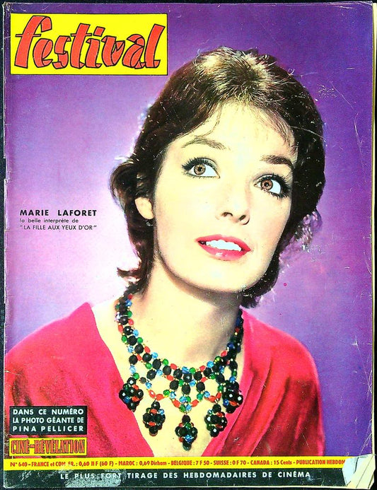 Magazine Festival N° 640 – Cinéma – Marie Laforêt