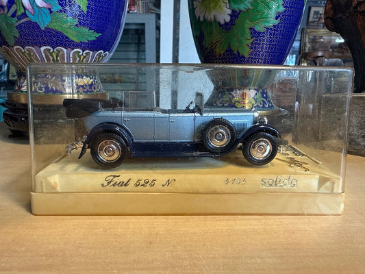 Voiture miniature – Solido Fiat 525 N – Jouet – Âge d'or grise
