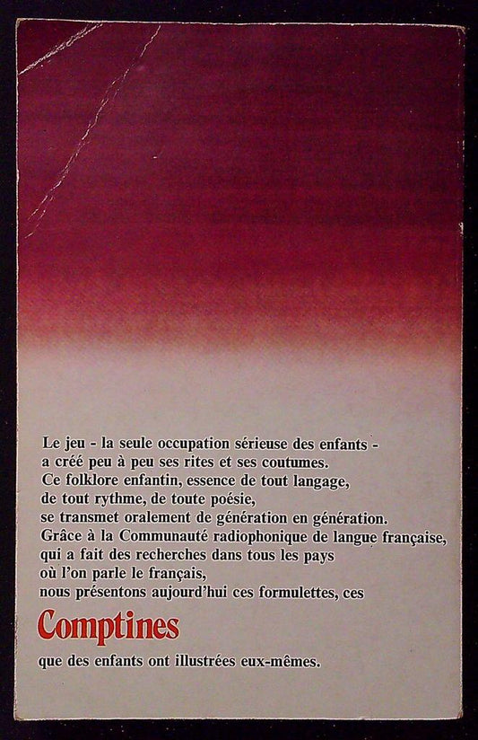 Livre Les Comptines – Seghers – Recueil illustré