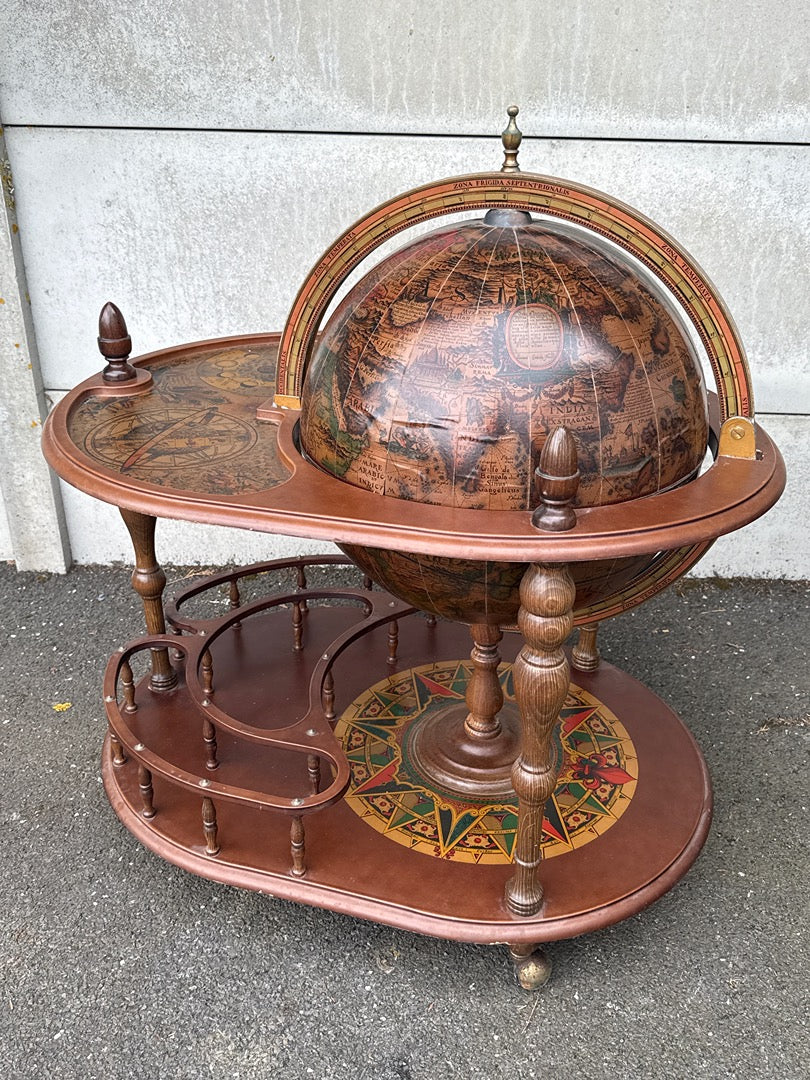 Globe bar terrestre – Vintage – Ornements – Meuble bar