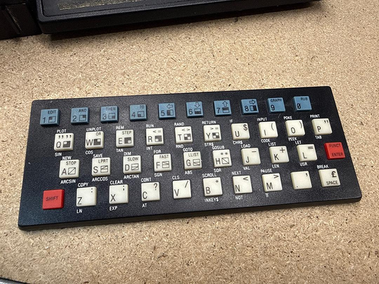 Console rétro Sinclair Zx81 avec extension Ram 16k et clavier