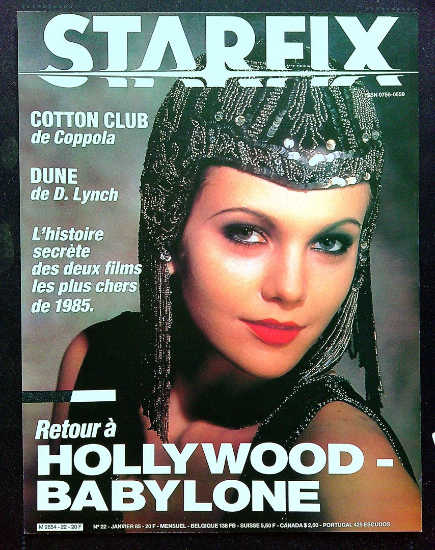 Affiche de Kiosque Plv Promo Magazine Starfix n°22 Janvier 1985 Dune Cotton Club