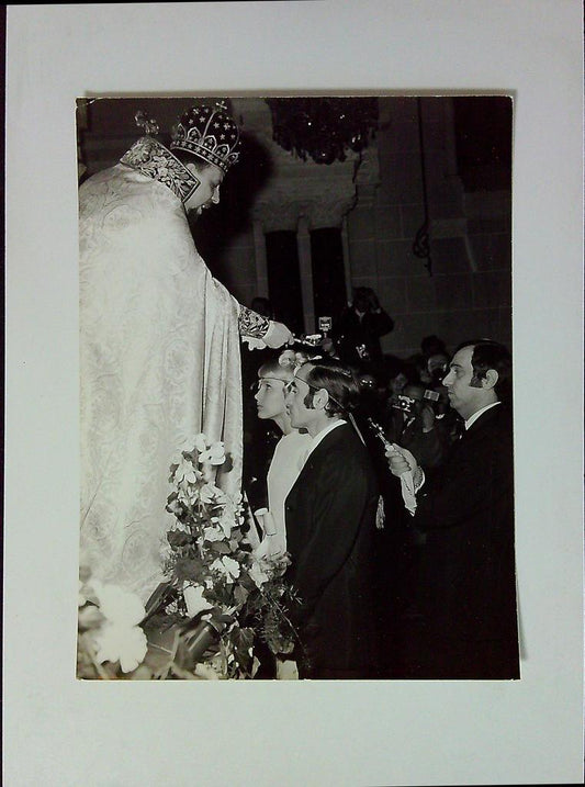 Photo Originale Presse Mariage Charles Aznavour Ulla Thorsell