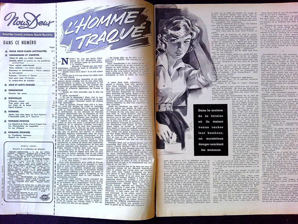 Magazine vintage – Nous Deux N° 656 – Collection – Photoromans vintage