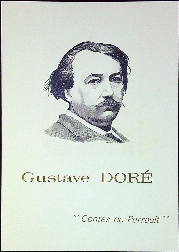 Gustave Doré Contes de Perrault Enveloppe Dépliant Timbre 1er jour Encart Fdc Yvert et Tellier