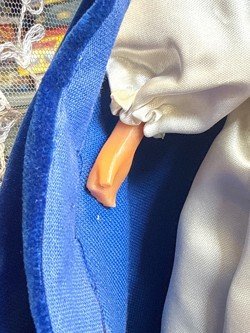 Poupée Vierge Marie en Cire – Vintage – Poupées – Avec Enfant