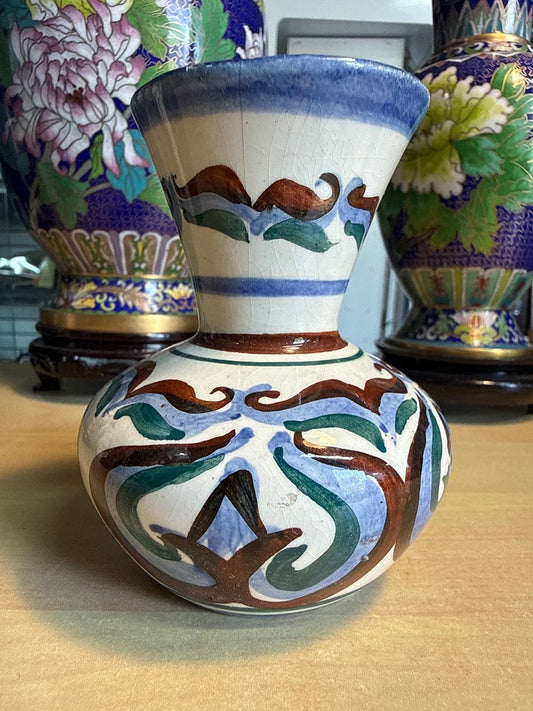 Vase – St-jean de Bretagne – Décoration – Céramique fait main bleu