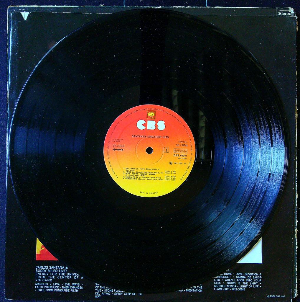 Vinyle Santana Greatest Hits Cbs