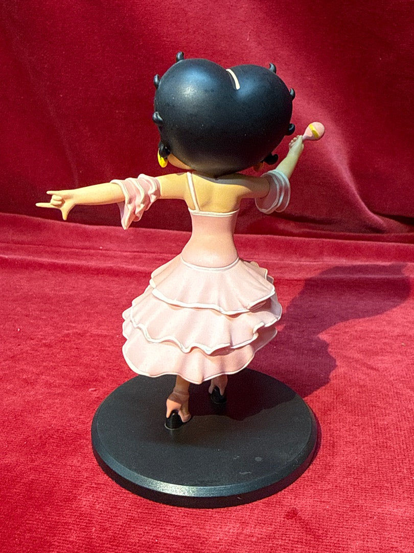 Tirelire Betty Boop danseuse flamenco rose Fleischer Studios
