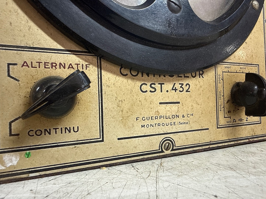 Contrôleur – F. Guerpillon & Cie Cst.432 – Outil de mesure – Vintage de collection