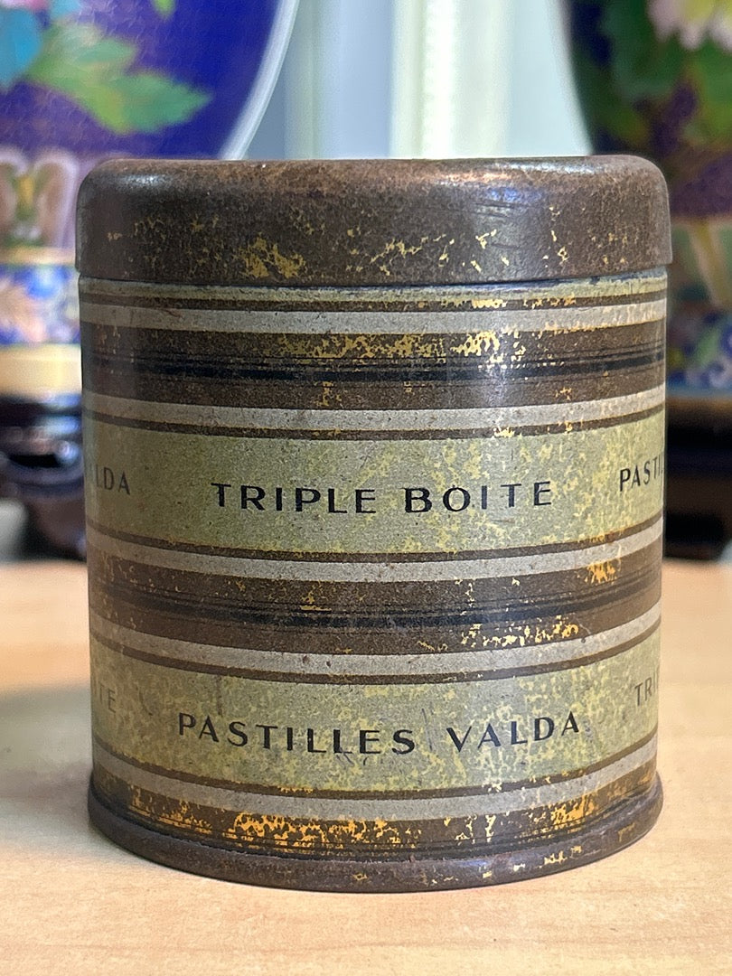Boîte métal – Valda – Collection – Triple boîte verte