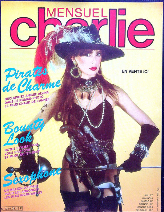 Affiche de Kiosque Plv Promo Charlie Mensuel N° 28 Juillet 1984