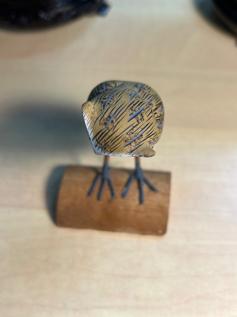 Figurine Chouette / Hibou En Bois