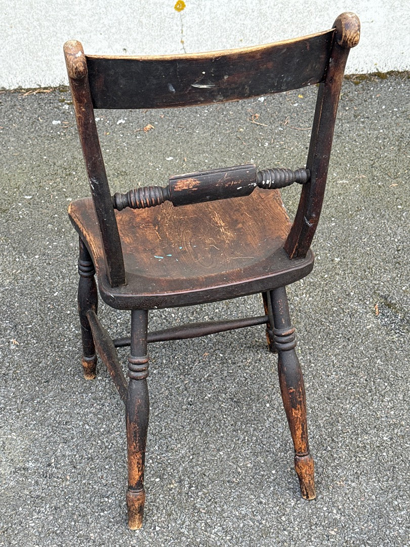 Lot de 3 chaises – Vintage – Mobilier – Bois massif