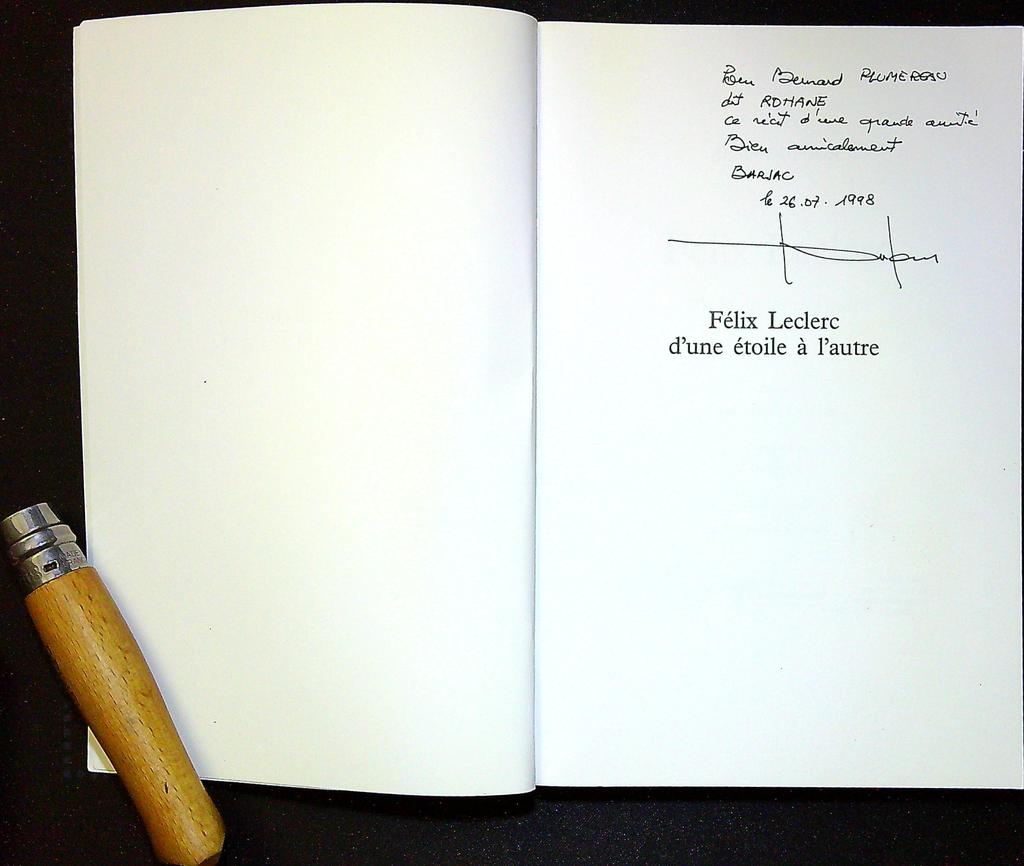 Livre – Christian Pirot – Biographie – Félix Leclerc