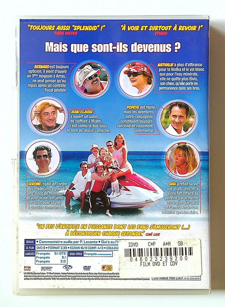 Dvd Les Bronzés 3 : Amis pour la vie