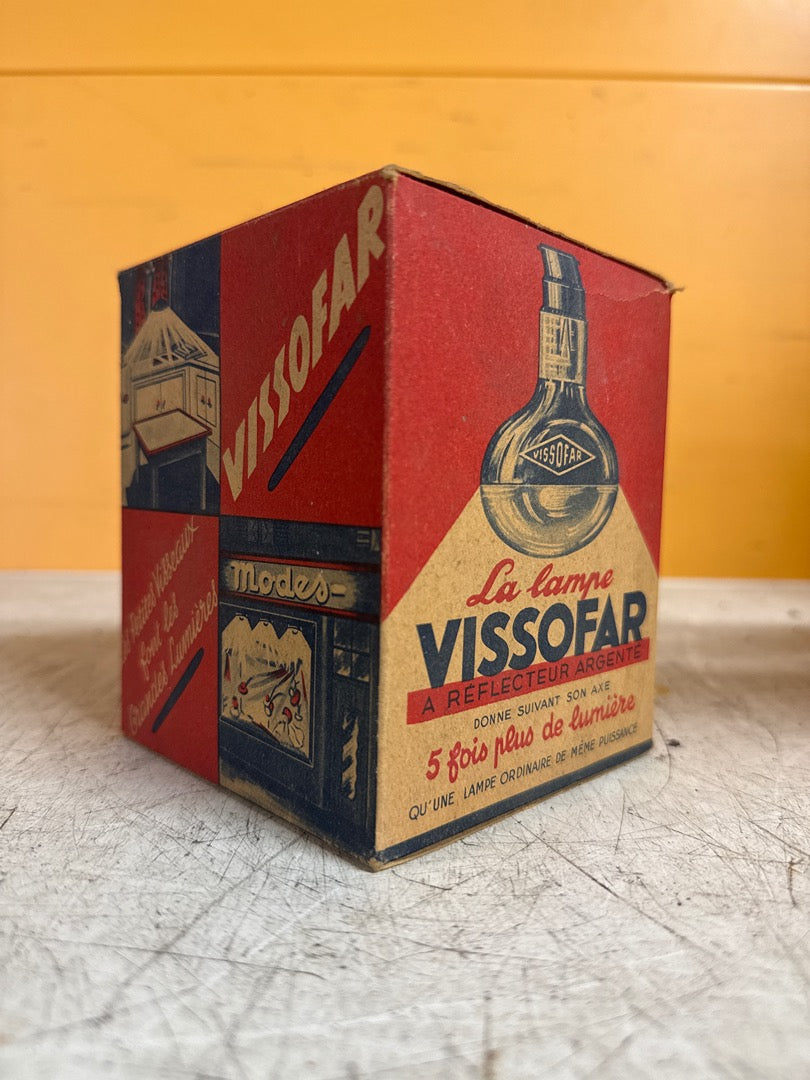 Ampoule – J. Visseaux Vissofar – Luminaire – Vintage avec boîte d'origine