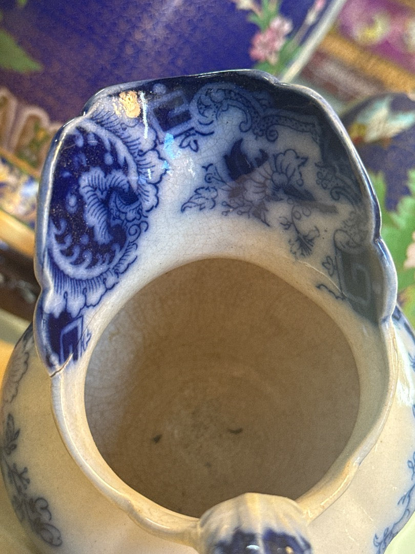 Pichet – Flow Blue – Vaisselle – Décor floral bleu